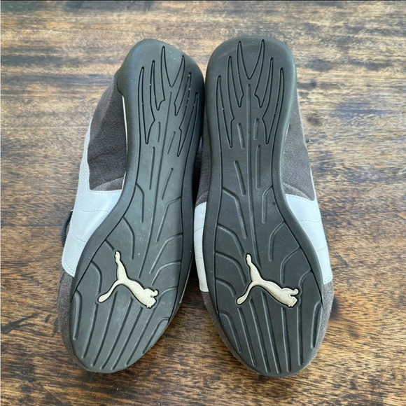 Puma sneakers grey and purple like new size 8.5 - Picture 3 of 12